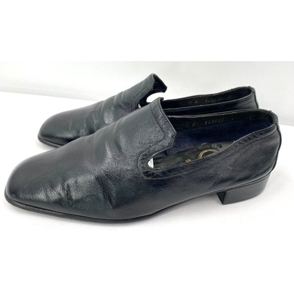 Men's BALLY of Switzerland JETSTREAM Black Leather Loafers Dress Shoes Sz 7 E - Picture 10 of 11